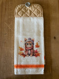 Fall Cat Hand Towel