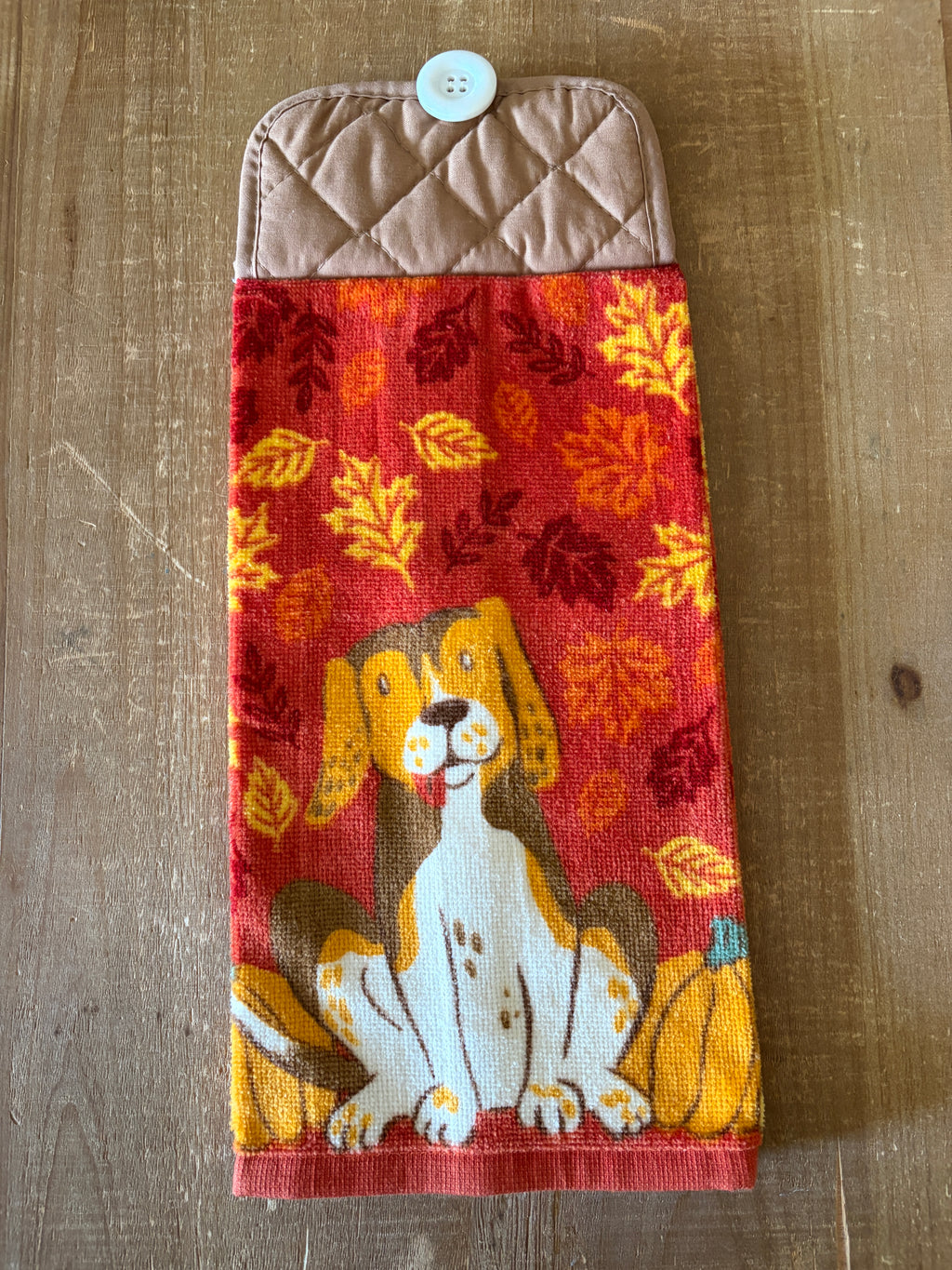 Fall Dog Hand Towel