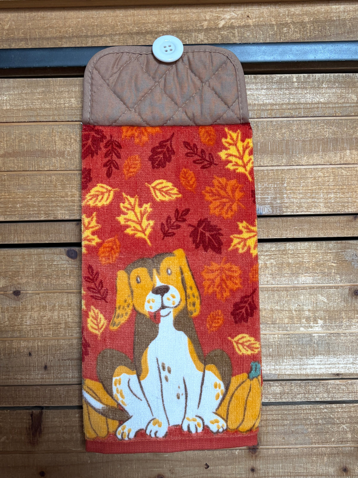 Fall Dog Hand Towel