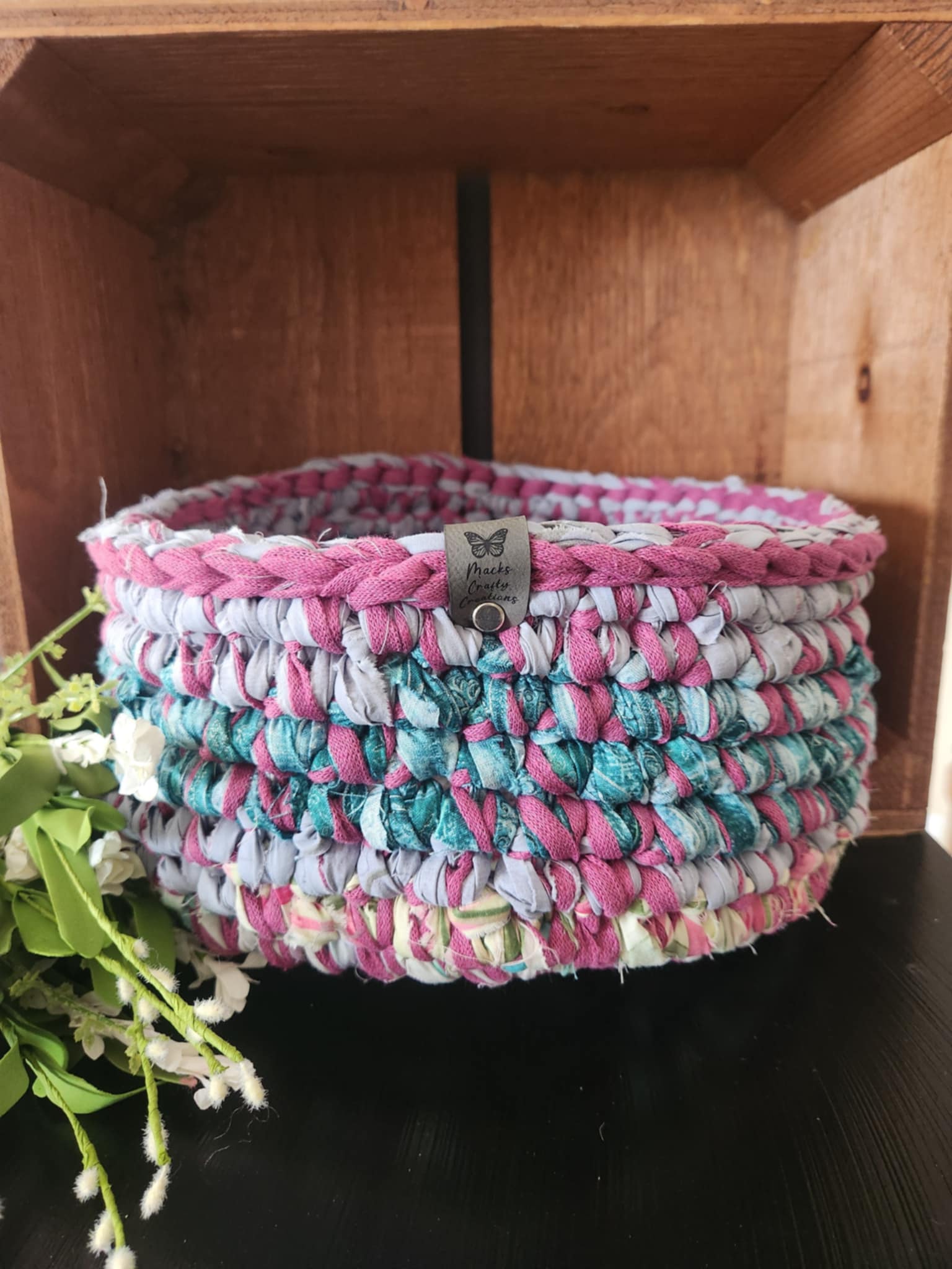 Maui: Crocheted Storage Basket