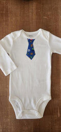 Winter Bowtie Baby Bodysuit
