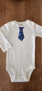 Winter Bowtie Baby Bodysuit