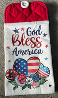 God Bless America Hand Towel