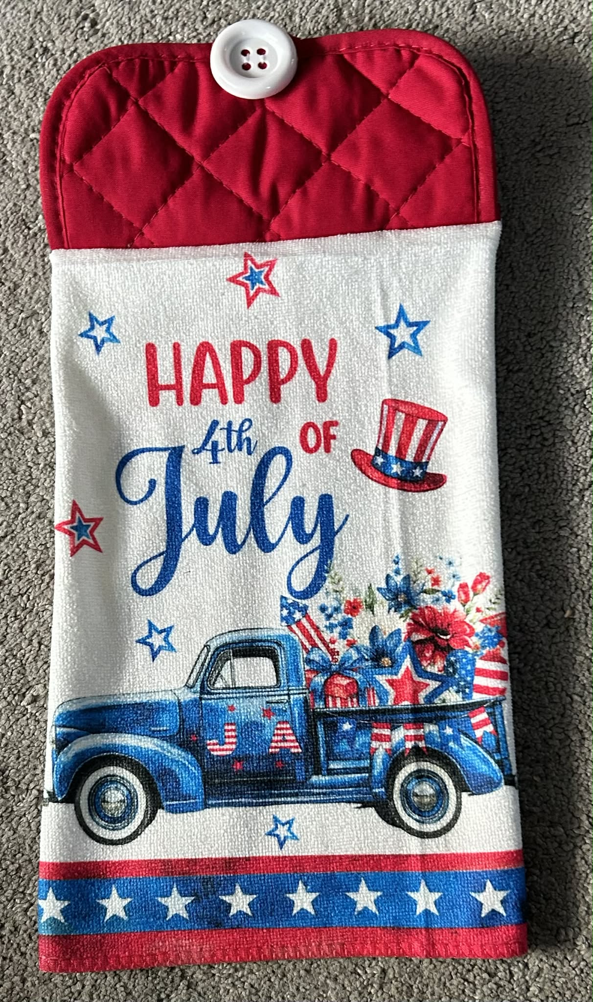 Happy 4th of July Hand Towel
