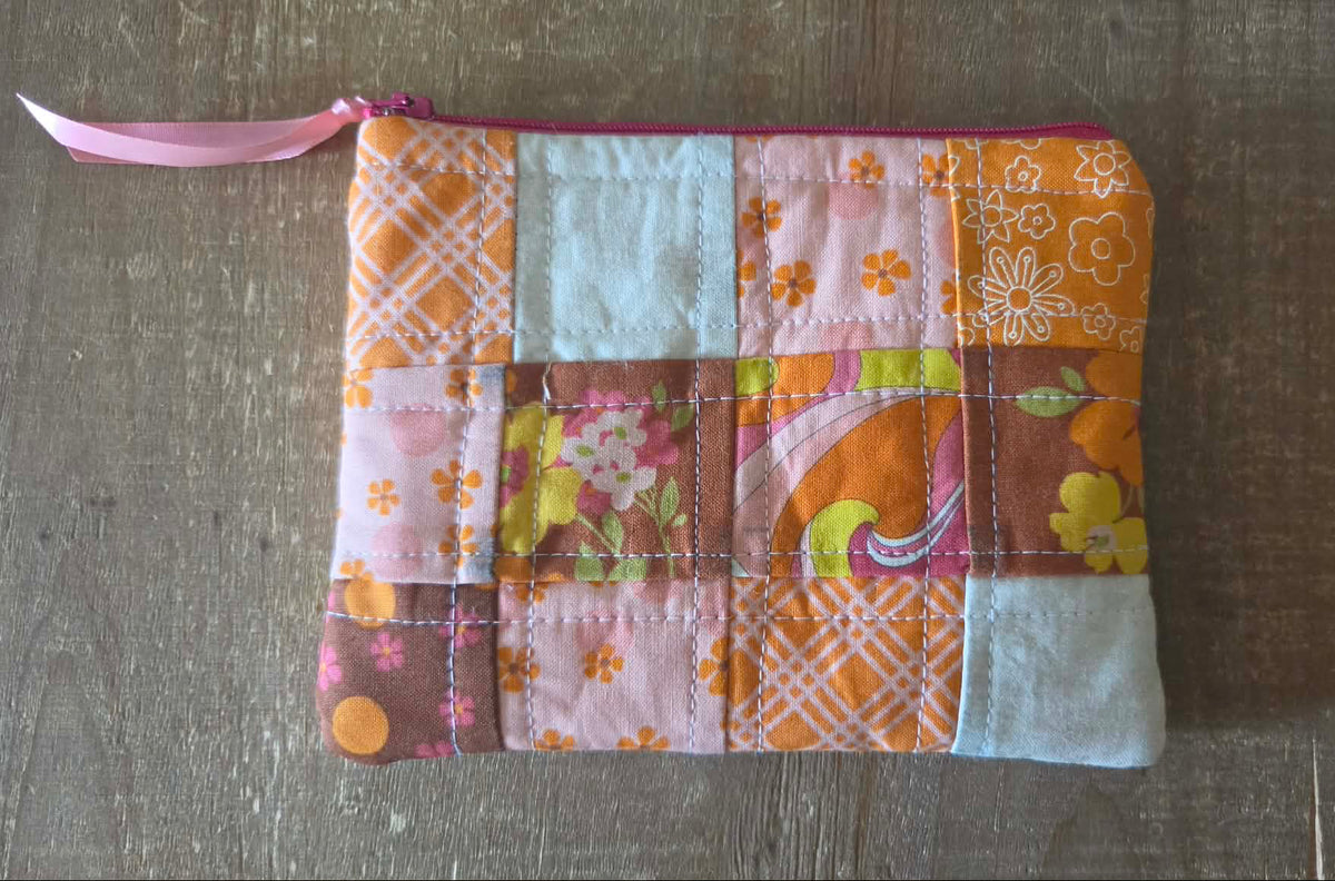Nell: Patchwork Cosmetic Bag