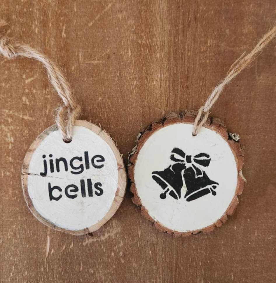 Jingle Bells Ornament - Double Sided