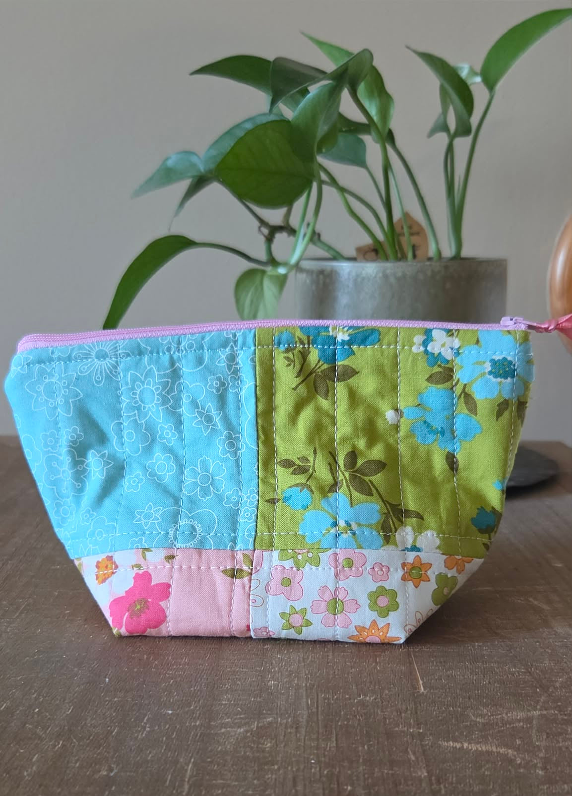 Joss: Patchwork Cosmetic Bag