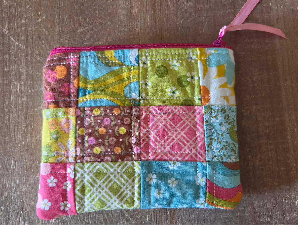Loria: Patchwork Cosmetic Bag