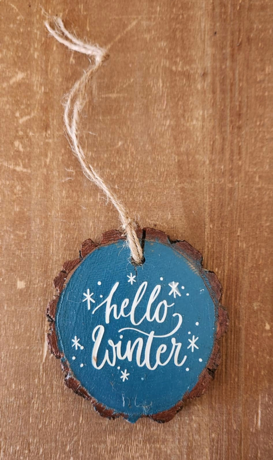 Hello Winter Ornament