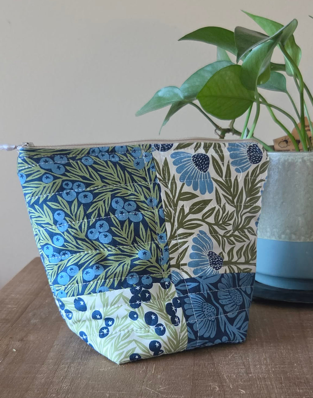 Helyna: Patchwork Cosmetic Bag
