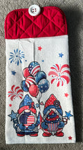 Fourth of July Gnomes Hand Towel