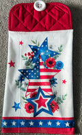 Patriotic Stars Hand Towel