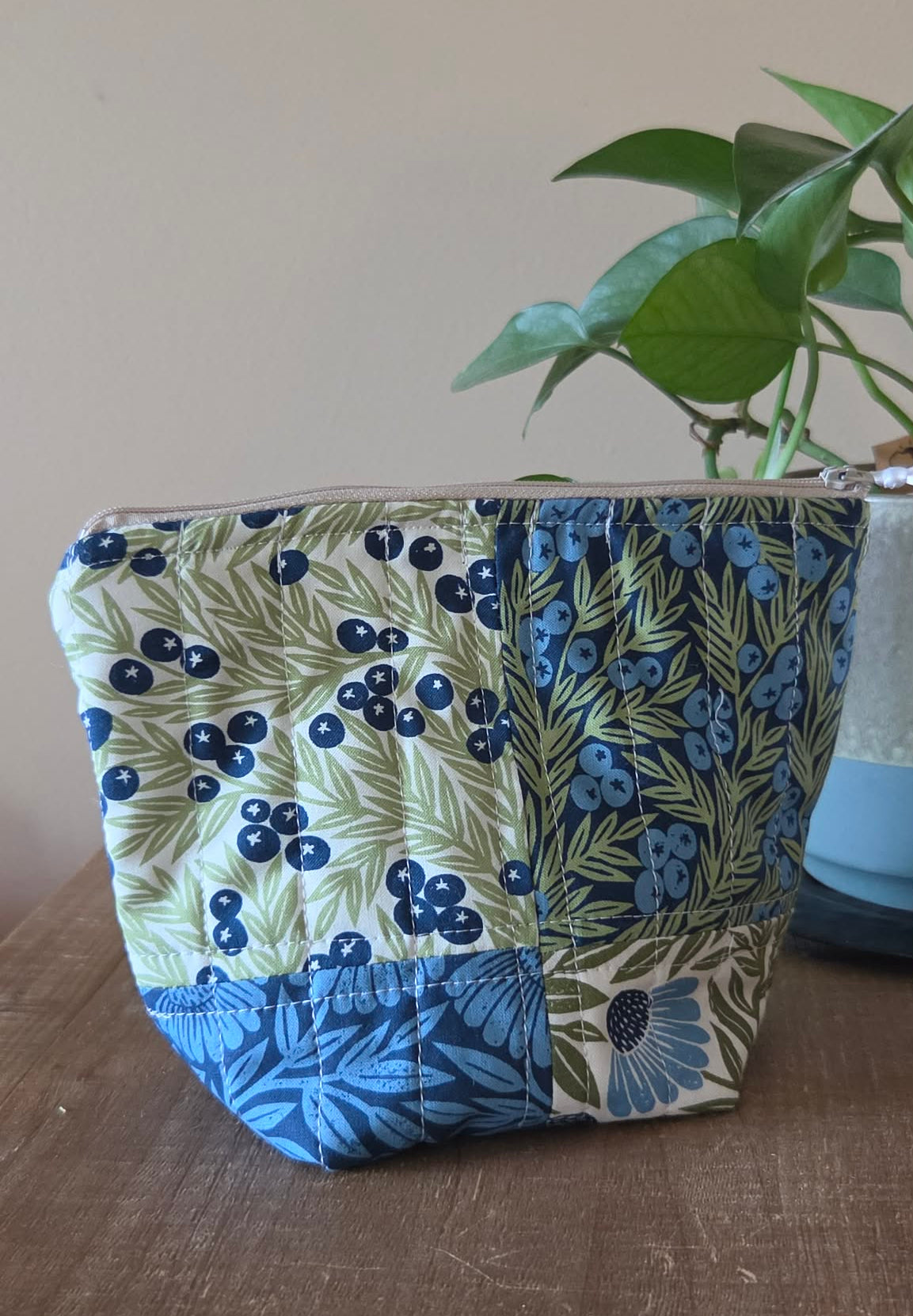 Helyna: Patchwork Cosmetic Bag