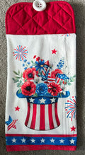 Patriotic Top Hat Hand Towel