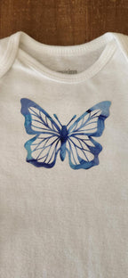 Delicate Butterfly Baby Bodysuit