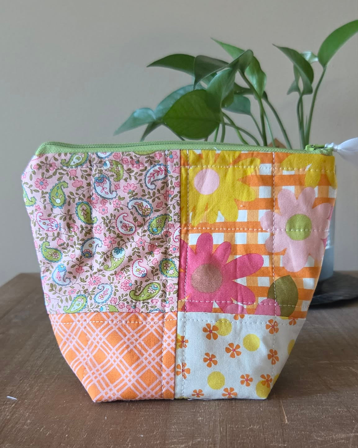Lisa: Patchwork Cosmetic Bag